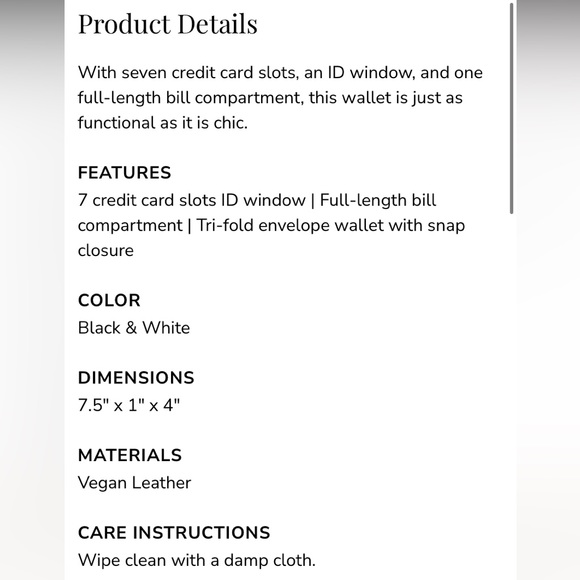 Kut From The Kloth Wallet - Picture 4 of 4